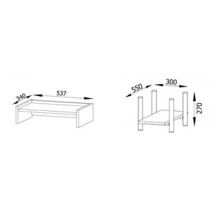 Stół komputerowe 1os ATUT 800x900 Stół komputerowe 1os ATUT 800x900