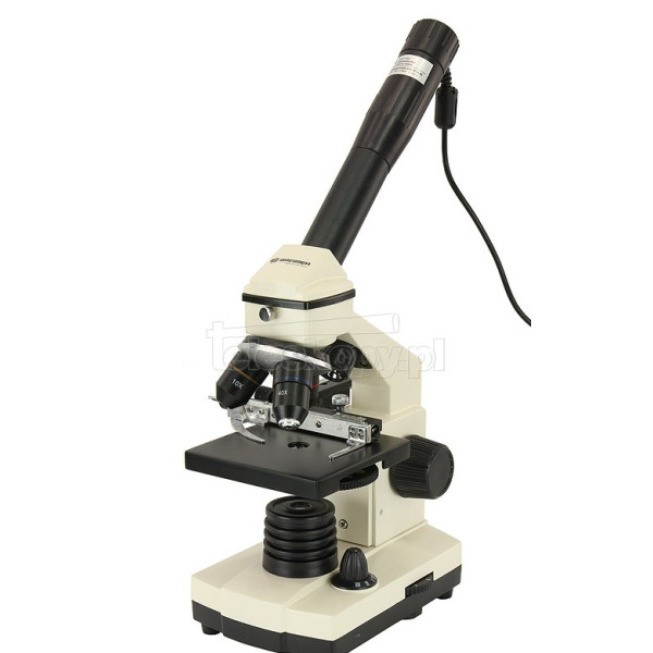 Mikroskop Bresser Biolux NV 20x - 1280x z kamerą PC VGA 640x480 i walizką - ZASILANIE BATERYJNE 