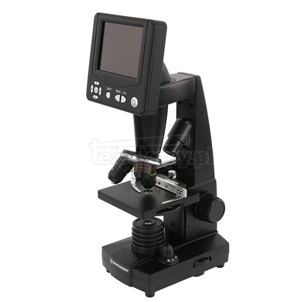 Mikroskop Bresser Biolux LCD z wyświetlaczem 3,5" / 5 mln pikseli 50 x - 2000x