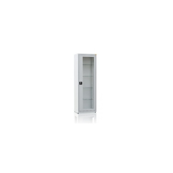 Szafa na szkło laboratoryjne 1-drzwiowa przeszklone drzwi MD/1
