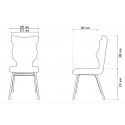 Krzesło szkolne Clasic - rozmiar 2 (108-121 cm)