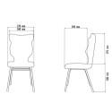 Krzesło szkolne Clasic Soft - rozmiar 4 (133-159 cm)