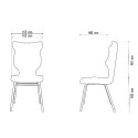 Krzesło szkolne Clasic Soft - rozmiar 6 (159-188 cm)