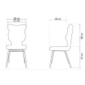 Krzesło szkolne Spider - rozmiar 2 (108-121 cm)