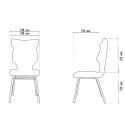 Krzesło szkolne Spider Soft - rozmiar 5 (146-176,5 cm)