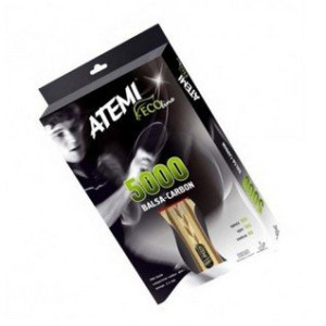 Rakietka do tenisa stołowego Atemi 5000 BALSA-CARBON an - rączka anatomiczna