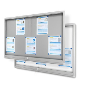 Gablota ogłoszeniowa GCS 160x80cm  Gablota ogłoszeniowa GCS 160x80cm