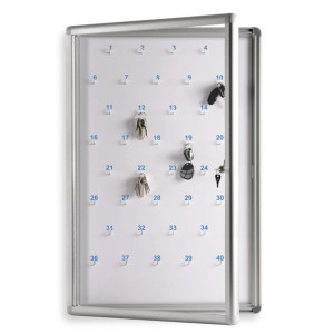 Gablota na klucze 60x90 cm 40 kluczy Gablota na klucze 60x90 cm 40 kluczy