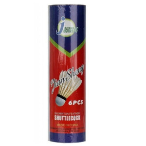  Lotka do badmintona piórkowa Techman (6 szt)