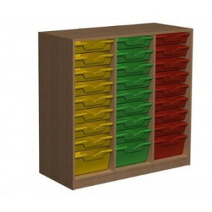 Regał przedszkolny z pojemnikami Primo 126 Regał przedszkolny z pojemnikami Primo 126