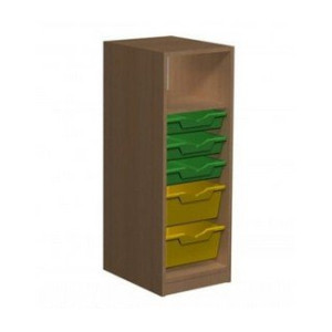 Regał przedszkolny z pojemnikami Primo 128 Regał przedszkolny z pojemnikami Primo 128