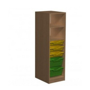 Regał przedszkolny z pojemnikami Primo 175 Regał przedszkolny z pojemnikami Primo 175