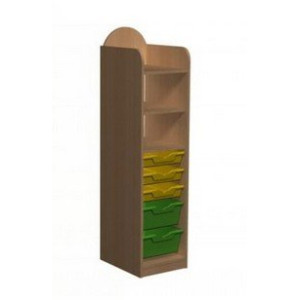 Regał przedszkolny z pojemnikami Primo 213 Regał przedszkolny z pojemnikami Primo 213