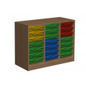 Regał przedszkolny z pojemnikami Primo 95