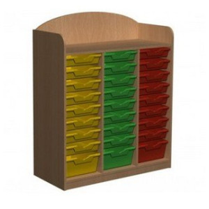 Szafka przedszkolna z pojemnikami Primo 199