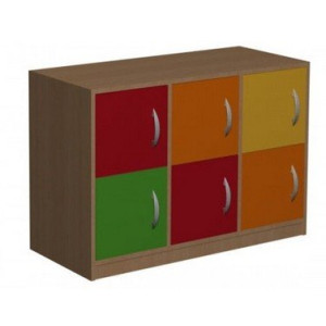 Szafka przedszkolna ze schowkami Primo 92