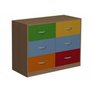 Szafka przedszkolna ze schowkami Primo 104