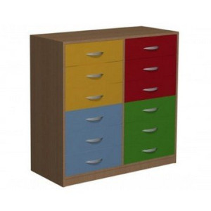 Szafka przedszkolna ze schowkami Primo 141