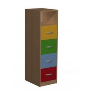 Szafka przedszkolna ze schowkami Primo 177
