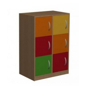 Szafka przedszkolna ze schowkami Primo 162