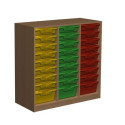 Regał przedszkolny z pojemnikami Primo 126