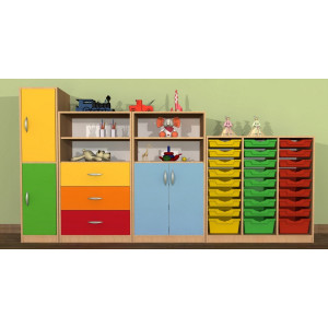 Szafa przedszkolna ubraniowo-aktowa  Primo 210