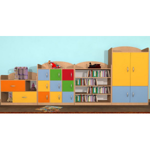 Szafka przedszkolna Primo 158 Szafka przedszkolna Primo 158