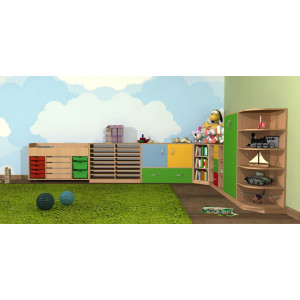 Szafka przedszkolna Primo 17 Szafka przedszkolna Primo 17