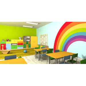 Szafka przedszkolna Primo 182 Szafka przedszkolna Primo 182