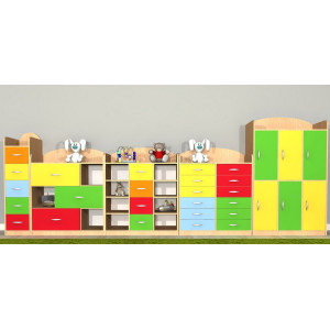 Szafka przedszkolna Primo 184 Szafka przedszkolna Primo 184