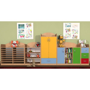 Szafka przedszkolna Primo 196 Szafka przedszkolna Primo 196