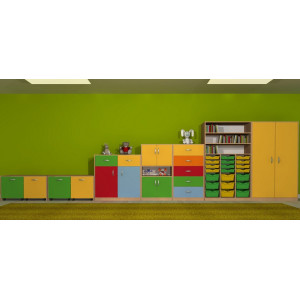 Szafka przedszkolna wąska Primo 61