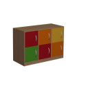 Szafka przedszkolna ze schowkami Primo 92