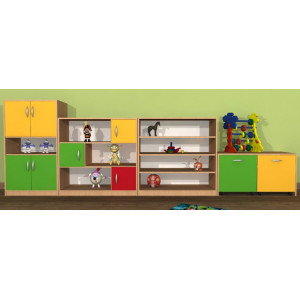Szafka przedszkolna ze schowkami Primo 113