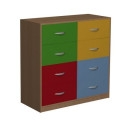 Szafka przedszkolna ze schowkami Primo 137