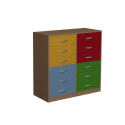 Szafka przedszkolna ze schowkami Primo 141