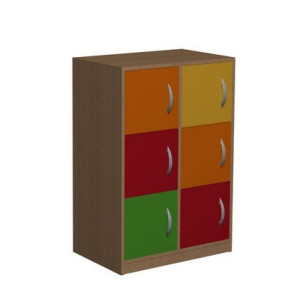 Szafka przedszkolna ze schowkami Primo 162