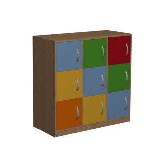 Szafka przedszkolna ze schowkami Primo 163