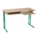 Biurko komputerowe  1-os.Robert z regulacją wysokości i ruchomą półką