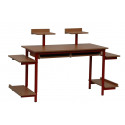 Stół komputerowy Magda  2-os. z reg.wys.4-6