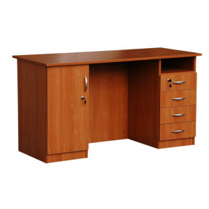 Biurko szkolne z szafką i szufladami, Marek  Biurko szkolne z szafką i szufladami, Marek