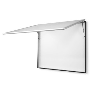 Gablota na sztandar z siłownikiem GSZ-SI 160x130x13cm