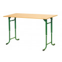 Stół szkolny regulowany TEZET 2-osobowy