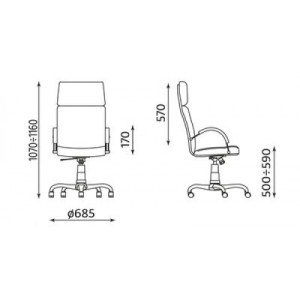 NADIR steel02 z mechanizmem Tilt NADIR steel02 z mechanizmem Tilt