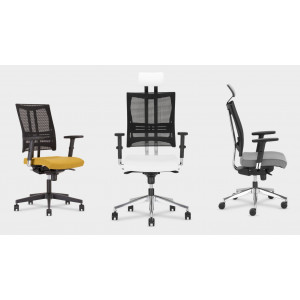 @-MOTION R15K steel33 chrome z mechanizmem Epron Syncron i regulacja głębokości siedziska