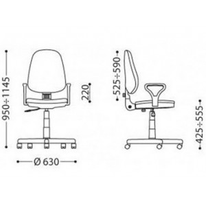 Krzesło BRAVO TS02 GTP4