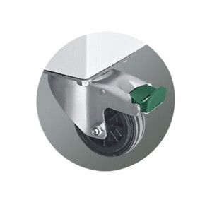 Wózek warsztatowy 5 szuflad + 1 szafka WWD-A