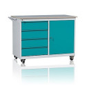 Wózek warsztatowy 4 szuflady + 1 szafka WWD-B Wózek warsztatowy 4 szuflady + 1 szafka WWD-B