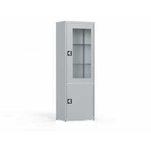 Szafa dwudzielna, przeszklone górne drzwi MDW/1 Szafa dwudzielna, przeszklone górne drzwi MDW/1