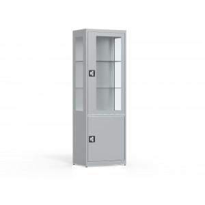 Szafa dwudzielna, przeszklone górne drzwi i boki MDBW/1 Szafa dwudzielna, przeszklone górne drzwi i boki MDBW/1